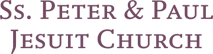 Saints Peter and Paul Jesuit Church Logo